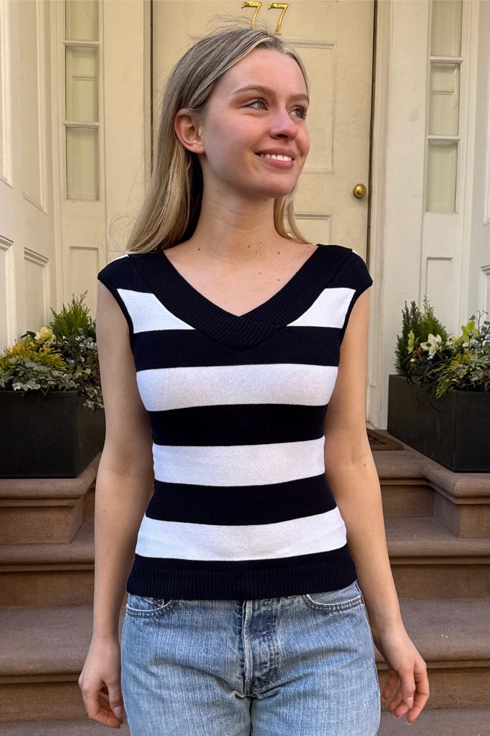 Amira Stripes Top - Image 2