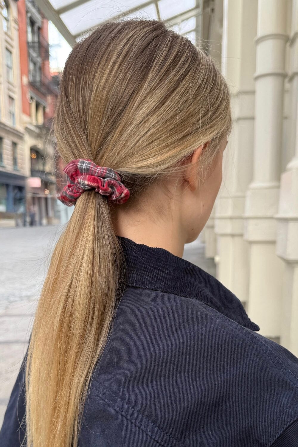 Plaid Scrunchie