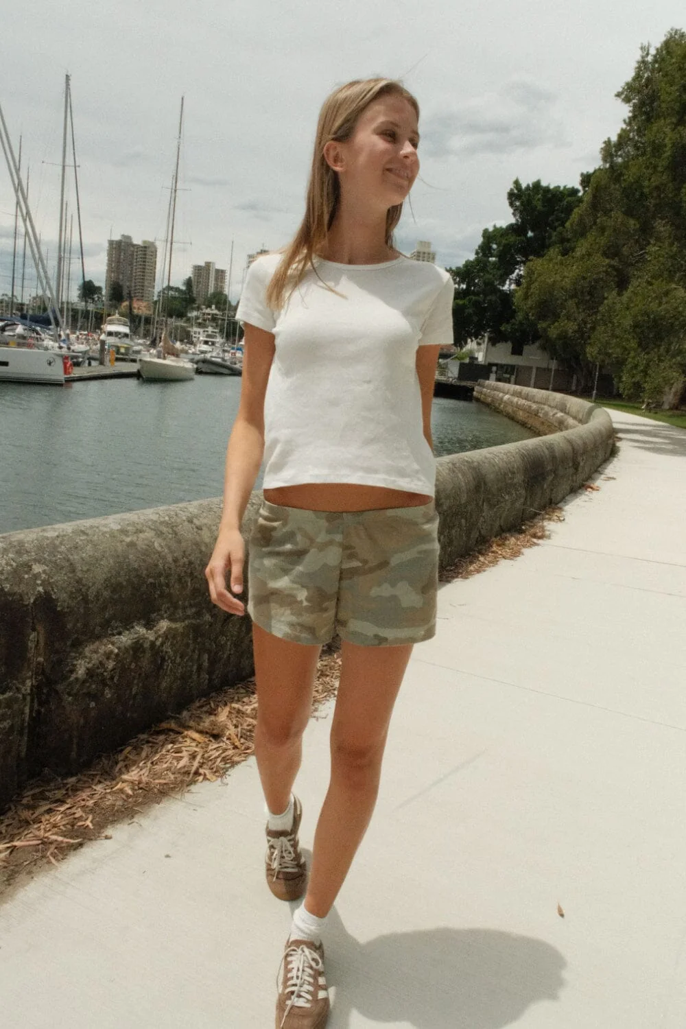 Emery Light Camouflage Shorts