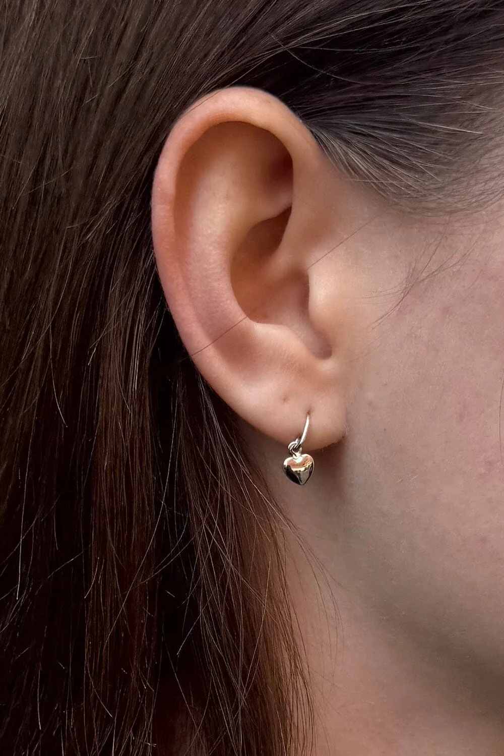 Heart Charm Earrings - Image 2