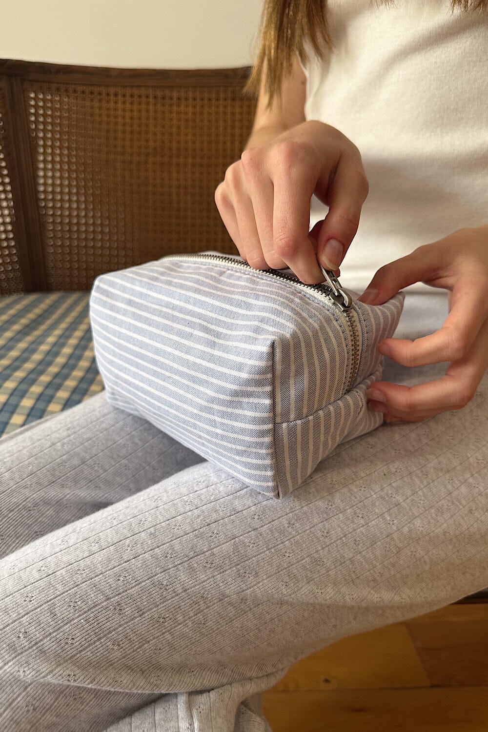 Striped Makeup Bag - Image 3