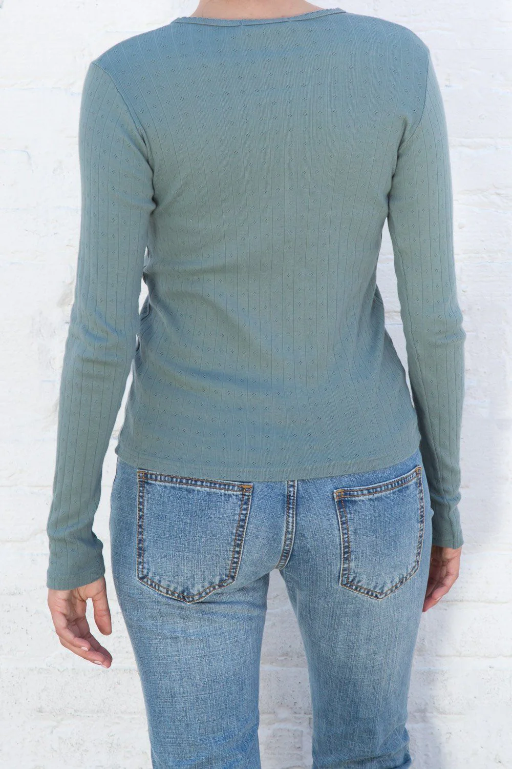 Leah Scallop Eyelet Top - Image 16